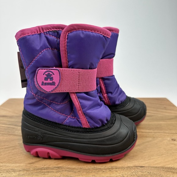 Kamik Other - New Kids Kamik Snowbug 5 Insulated Faux Fur Lined Waterproof Snow Boots Size 7 C